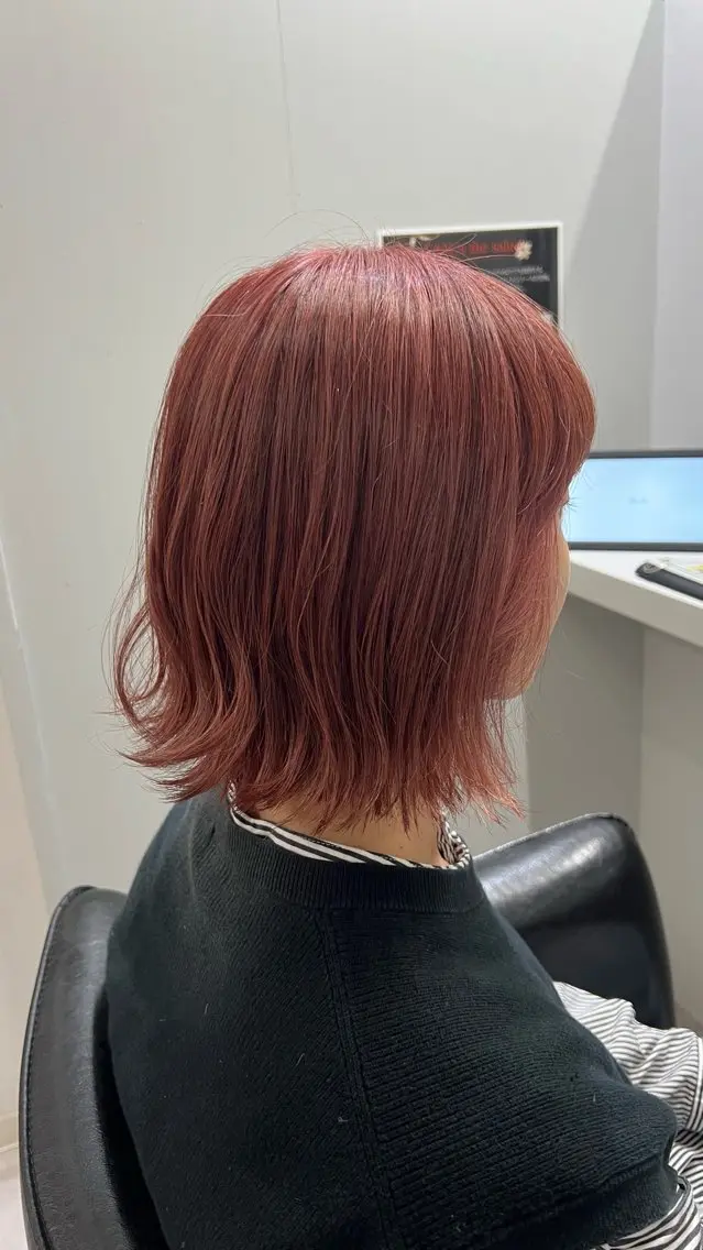ミディアム カット ヘアカラー 🎀shell吉祥寺 ナオ🧸のヘアスタイル