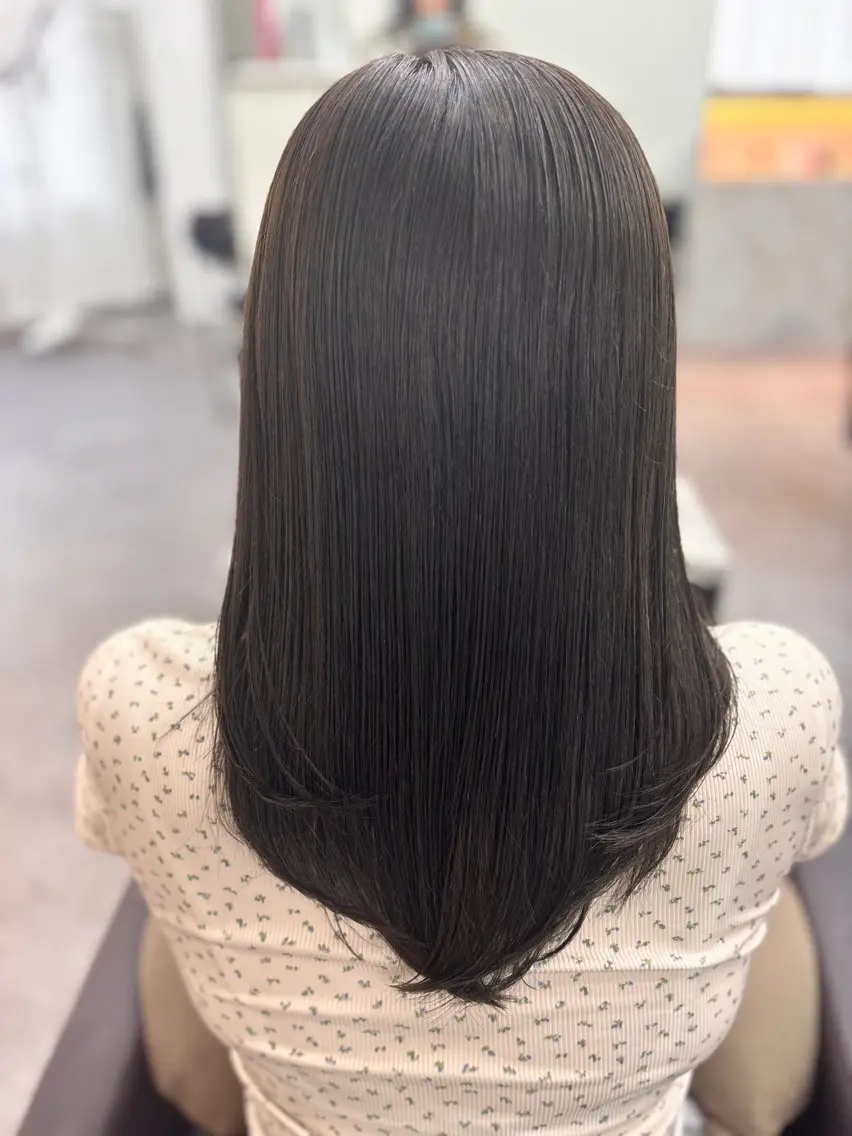 セミロング カラー ヘアカラー 【 clan 】 *.✯ANNA✯.*のヘアスタイル
