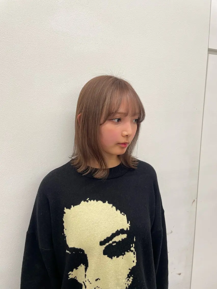 流れる顔まわりカット(シャンプー、ヘアセット付き)🧴🫧の写真