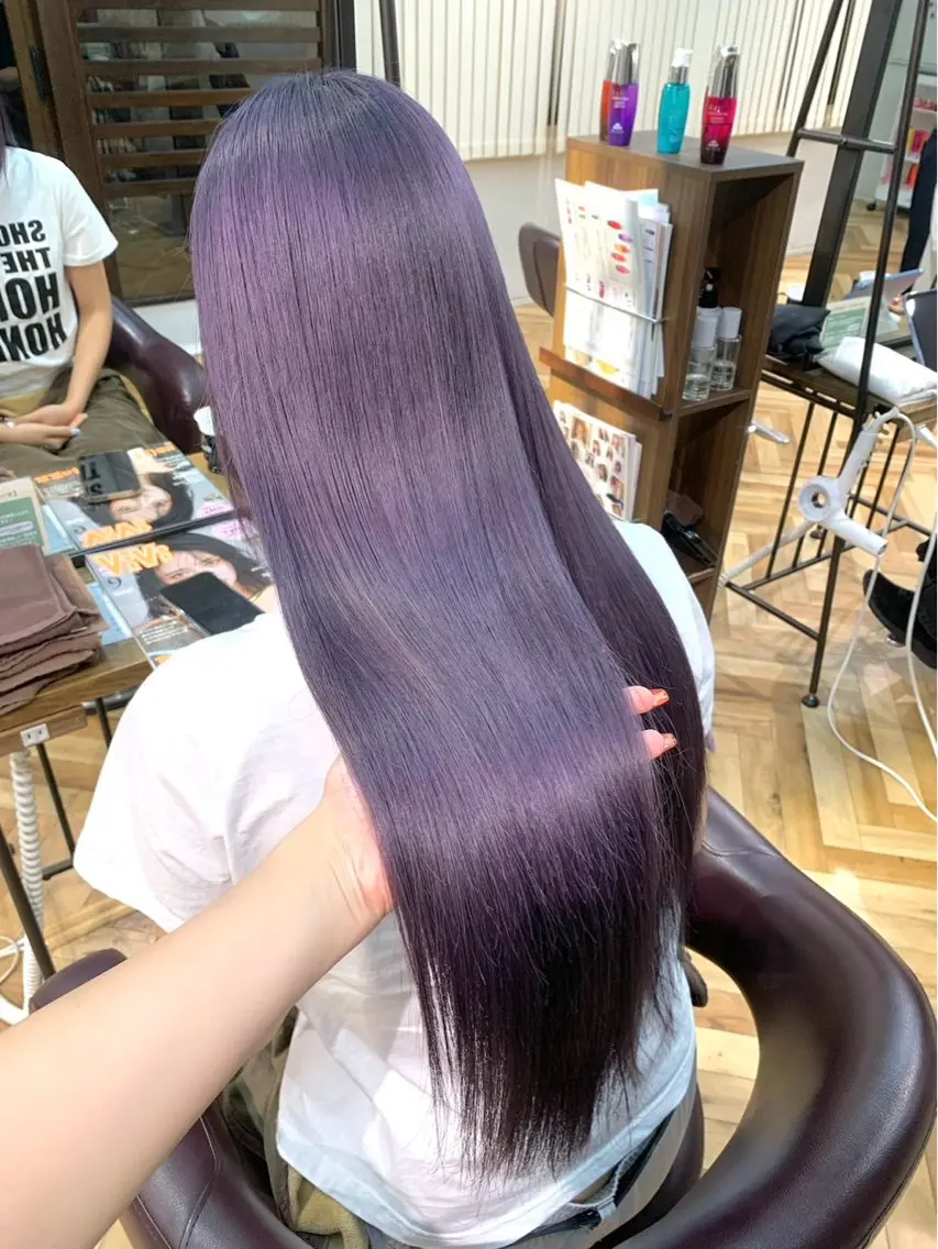 ロング 透明感カラー🎨 ブリーチ/eriのヘアスタイル