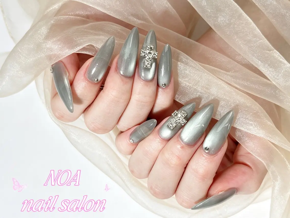 ロング ハンドネイル Noa Nail みつきのネイルデザイン