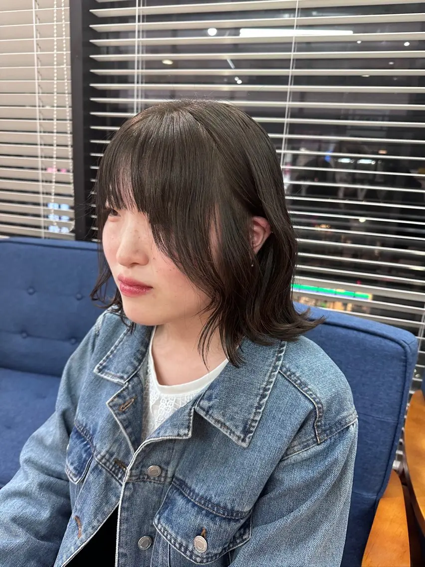 ミディアム ヘアカラー トリートメント 髪質改善カラー/ 表参道/こはるのヘアスタイル