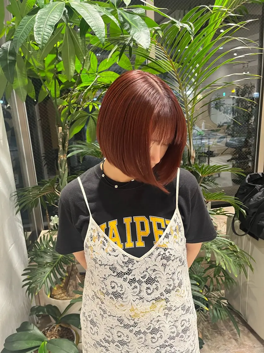 🌷カット+ワンカラー+トリートメント🌷の写真