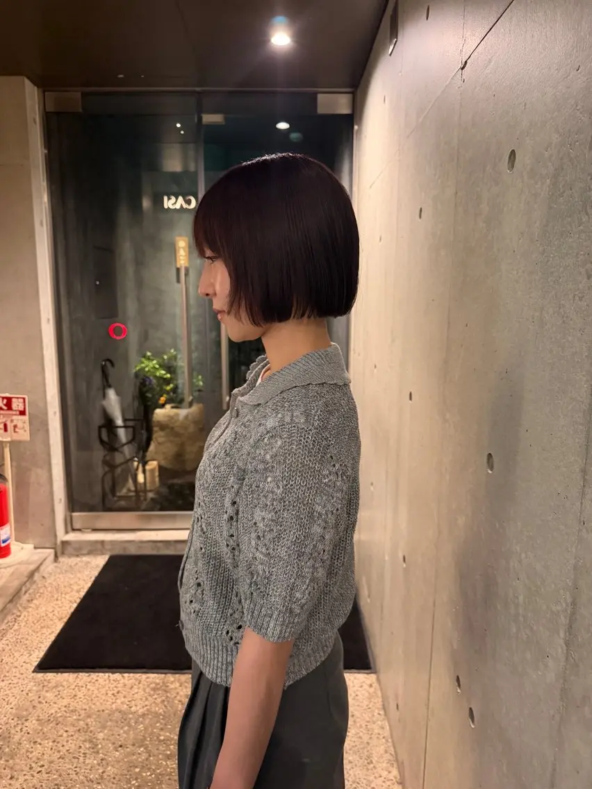 ショート カット ヘアカラー ボブ🥣KON コンナツミのヘアスタイル