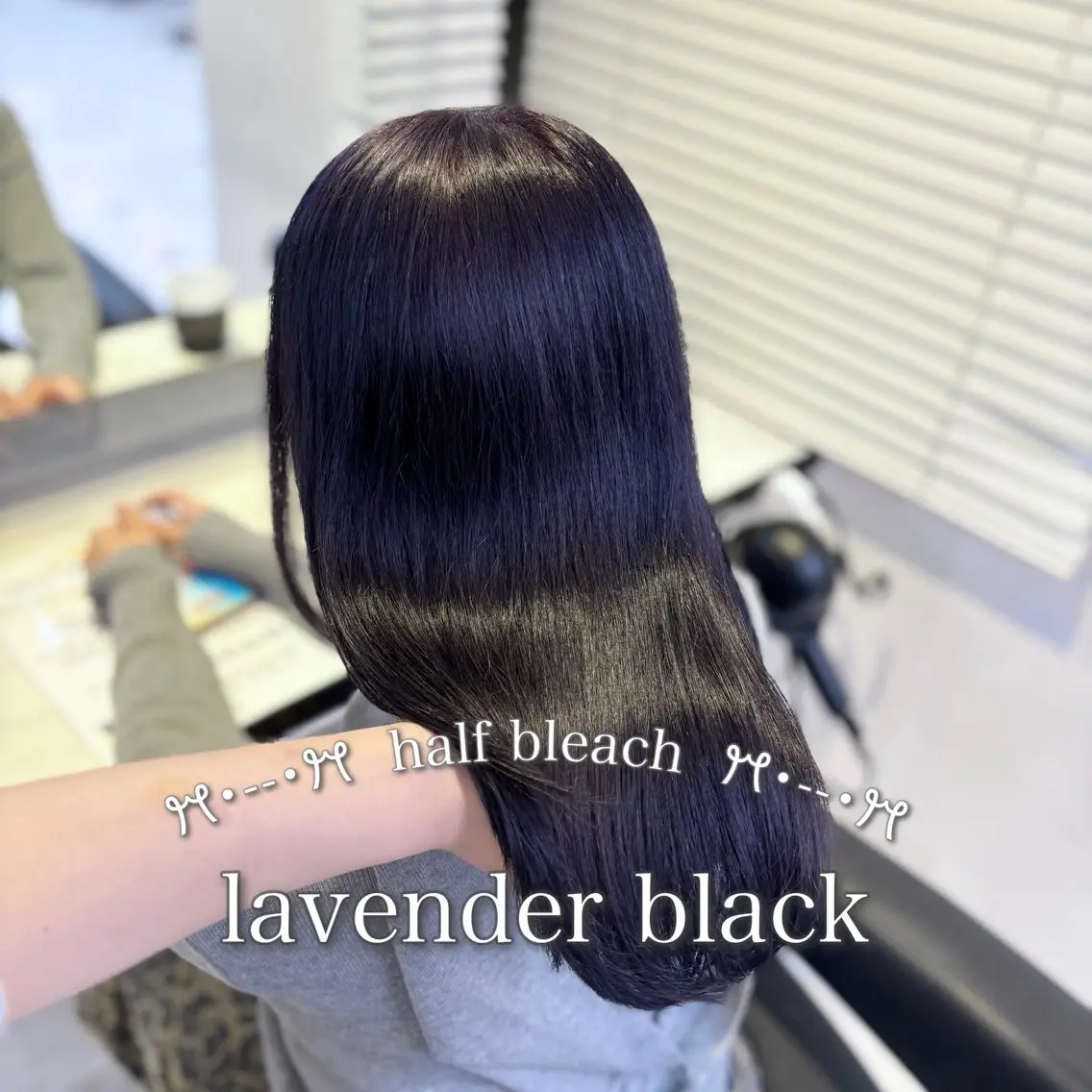 ロング カラー ブリーチ ダブルカラー ラベンダーカラー 💙ハイトーン韓国風 色白ヘア💙manaのヘアスタイル