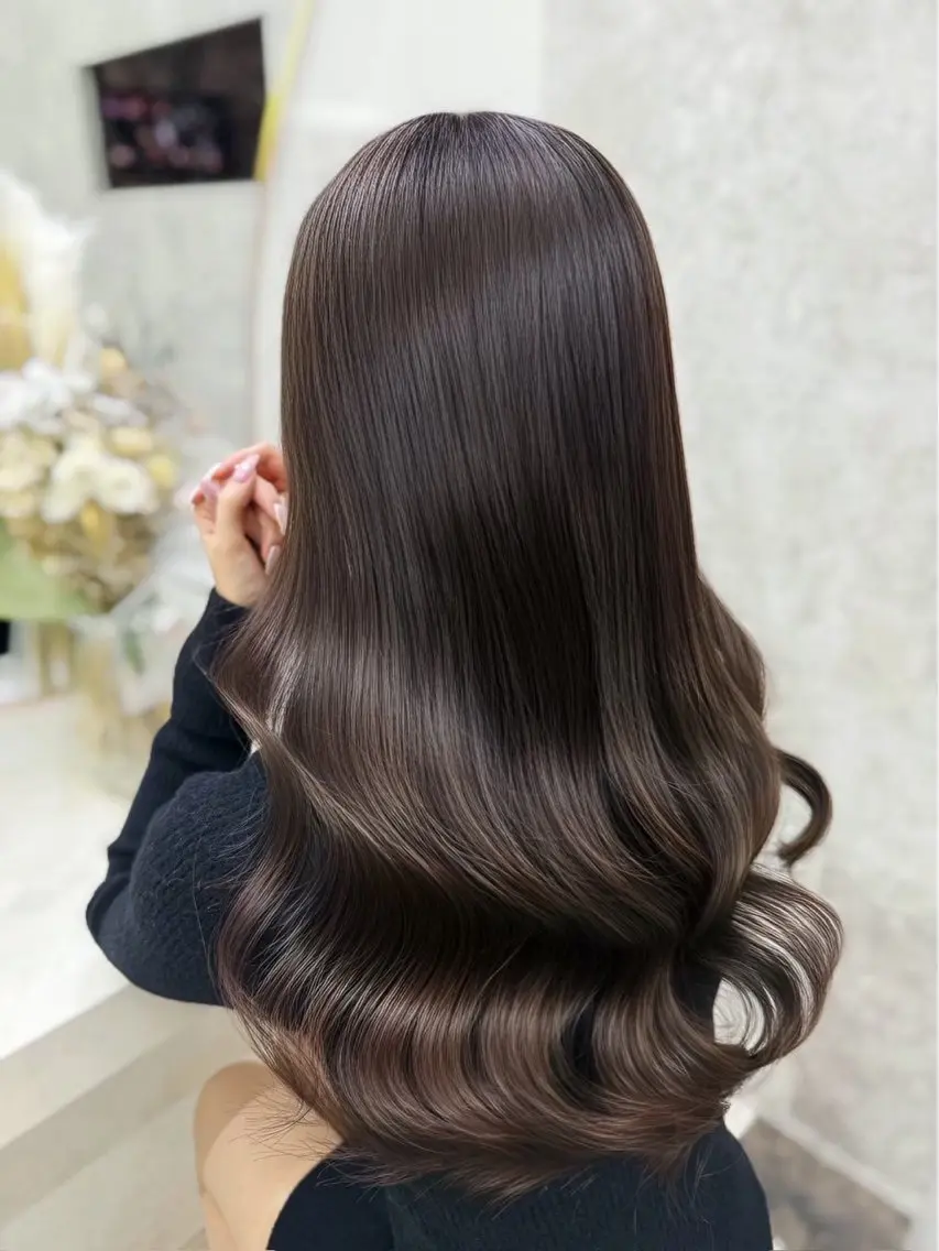 カラー 透明感カラー ヘアカラー 💎ななか/大宮 ワンカラー🪄のヘアスタイル