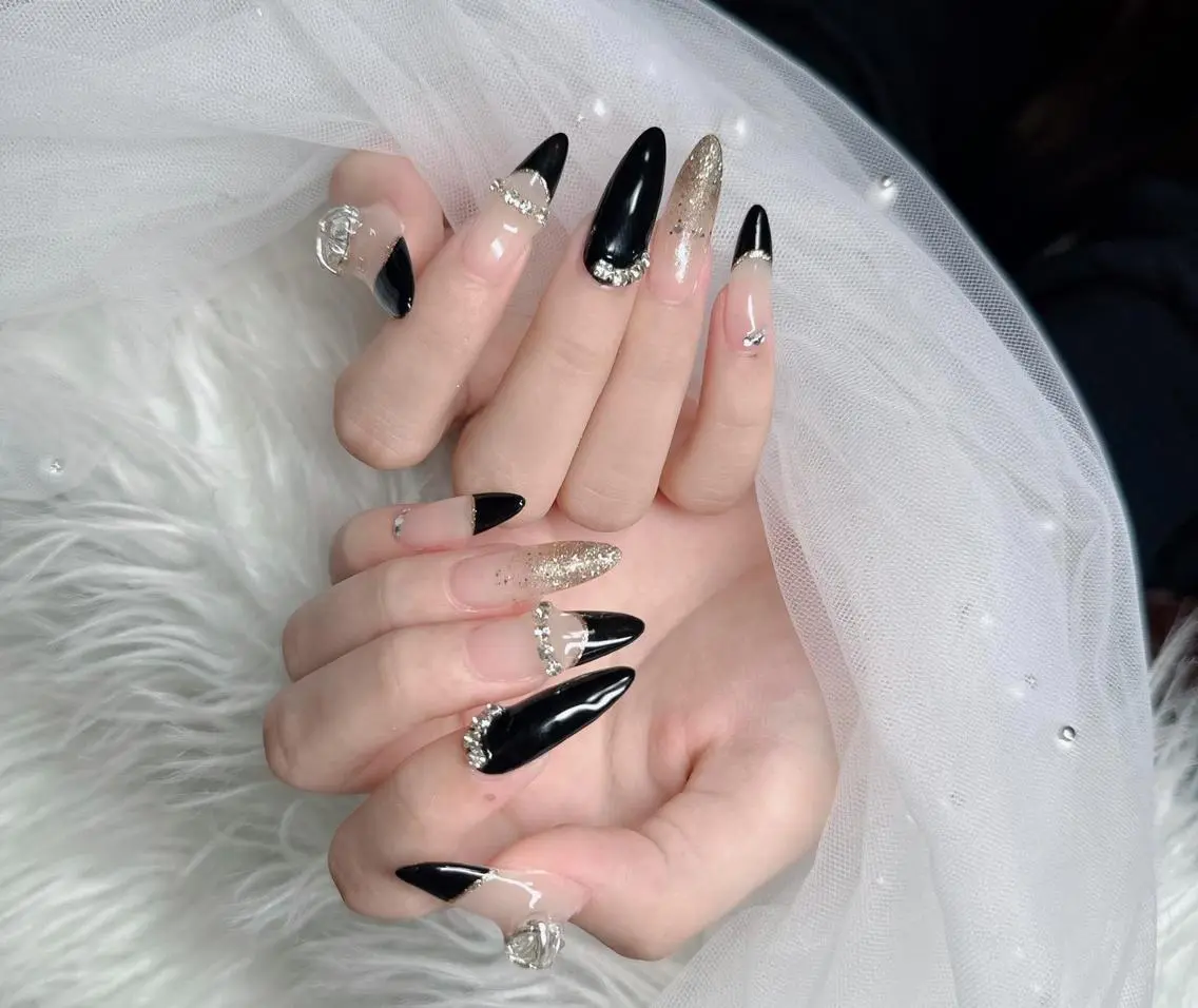 ネイル オーロラネイル チークネイル フットネイル ジェルネイル 韓国ネイル H.baby Nail Salonのネイルデザイン