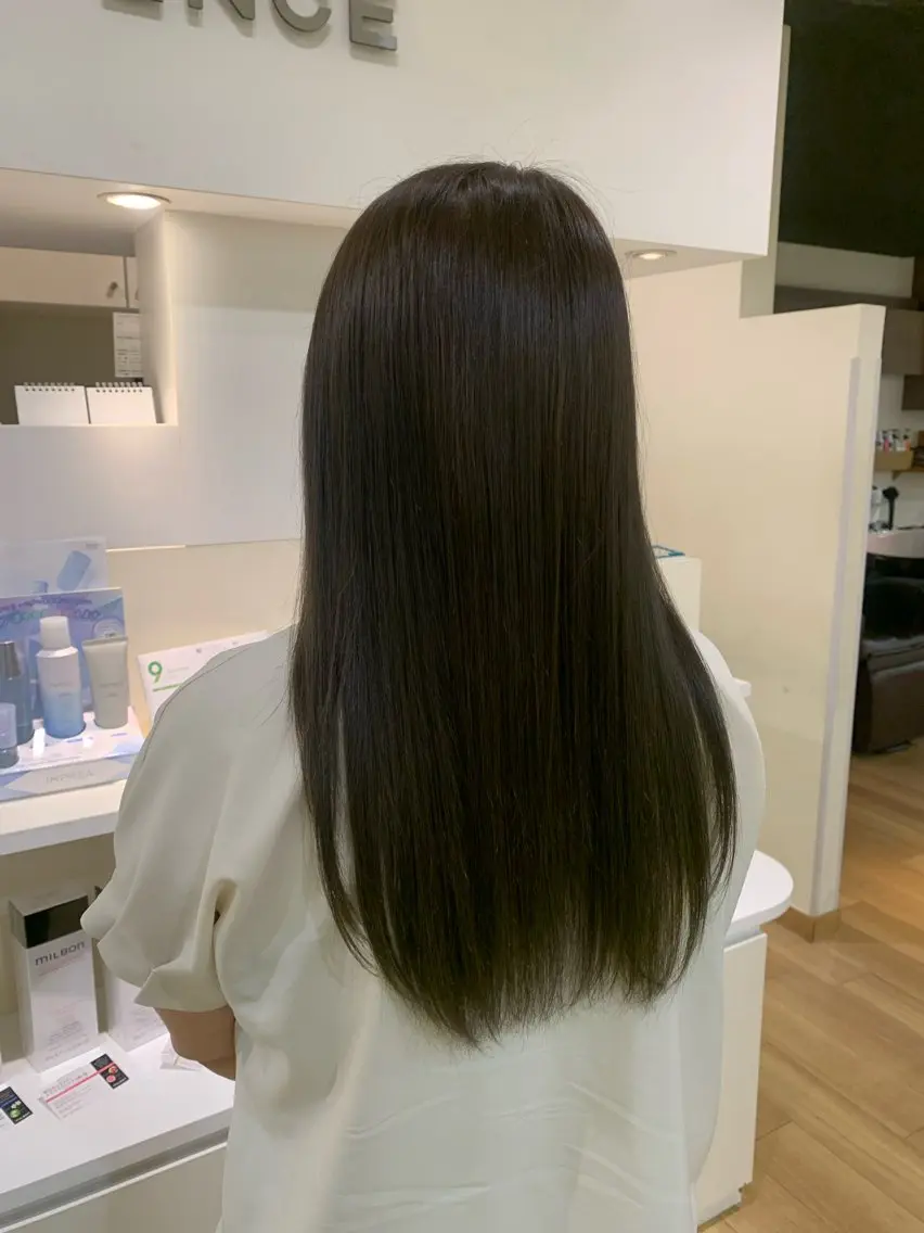 カラー 透明感カラー オリーブカラー 🫧似合わせ カラー /縮毛矯正🎀みずきのヘアスタイル