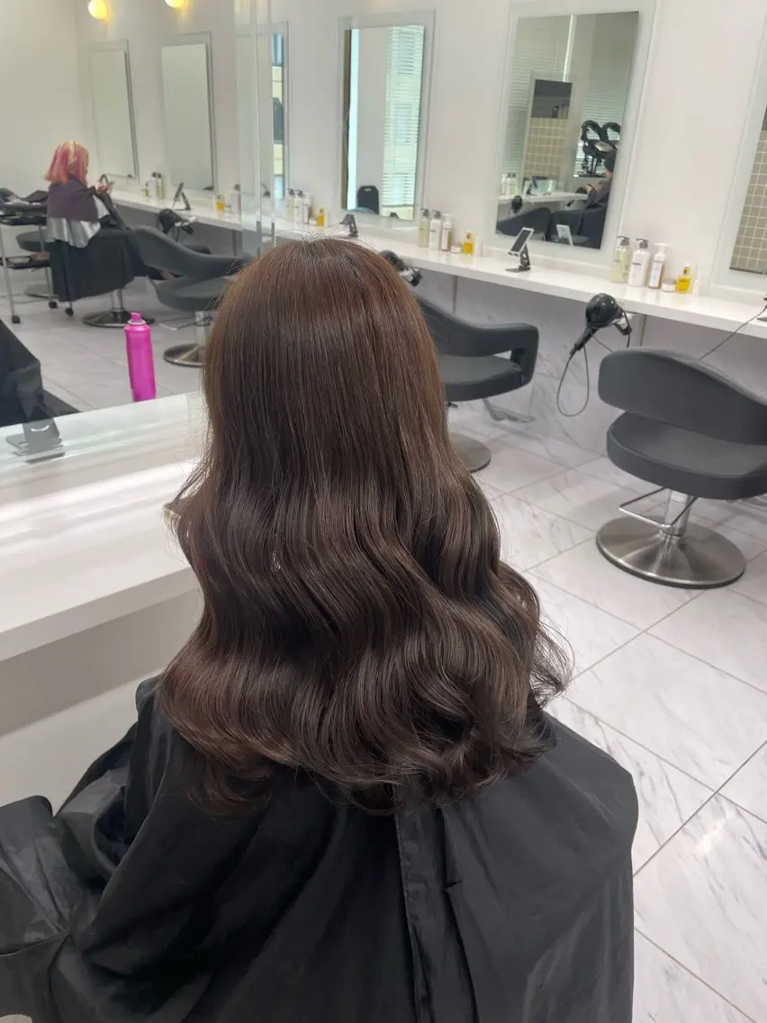 ロング カラー ヘアアレンジ ヘアカラー トリートメント ヘアセット 💗横浜美容室 💗HARUNAのヘアスタイル