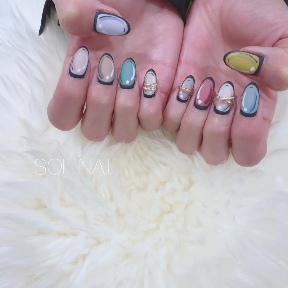 ネイル アートネイル ハンドネイル SOL NAILのネイルデザイン