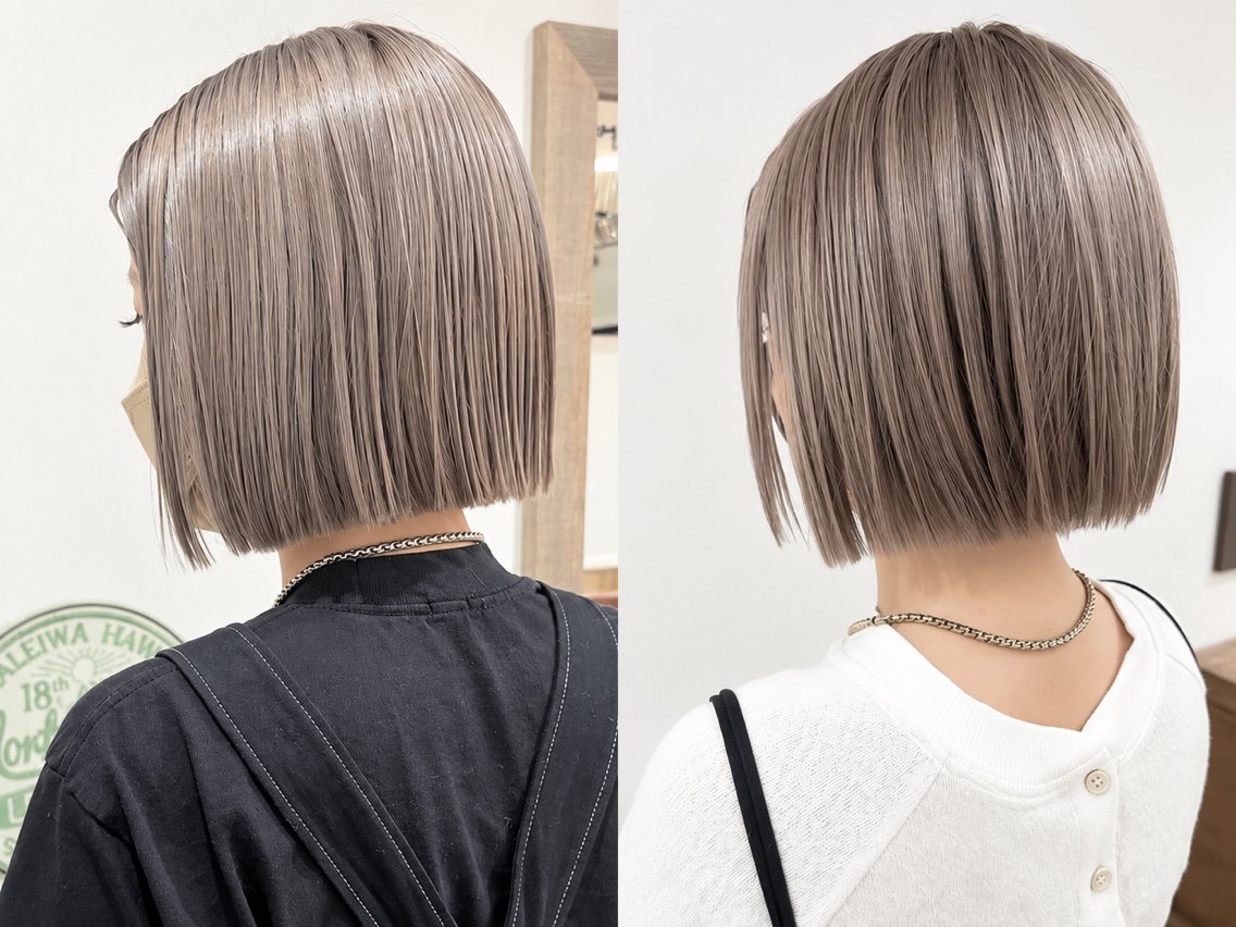 ショート カラー ヘアアレンジ カット ヘアカラー トリートメント ヘアセット 吉田裕太/ハイライト ダブルカラーのヘアスタイル