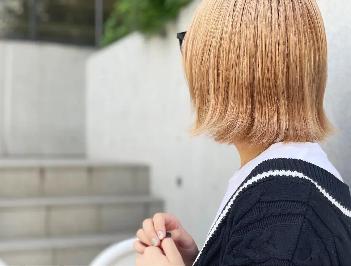 〜アシスタント価格🌱〜 1bleach🎗️1ブリーチ+treatment(前処理)トリートメントの写真