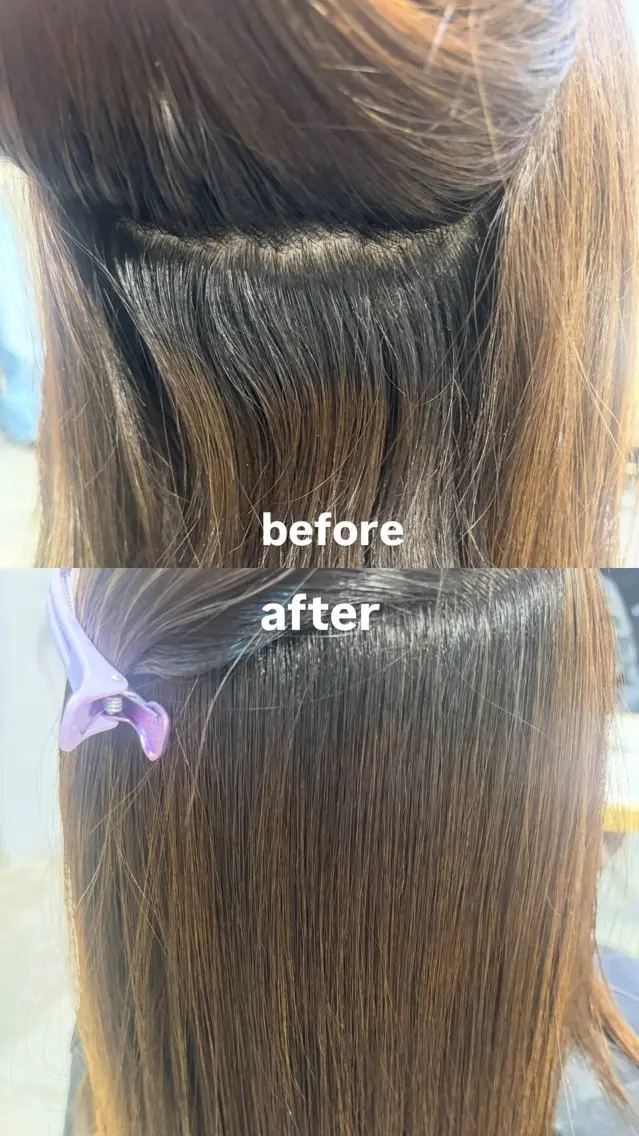 ロング ロング 縮毛矯正 縮毛矯正 山本 あのんのヘアスタイル