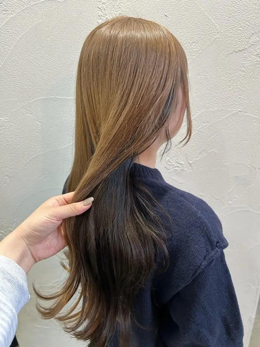 ロング カラー ヘアカラー 🐈‍⬛八木風歌 ifh飯塚🐈‍⬛のヘアスタイル