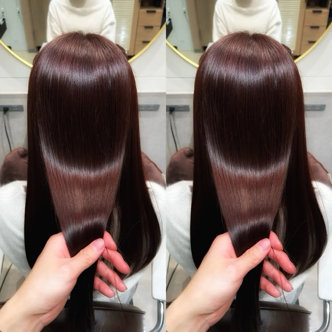 ロング カット ヘアカラー トリートメント 銀座⭐️髪質改善⭐️ 平中 留生のヘアスタイル