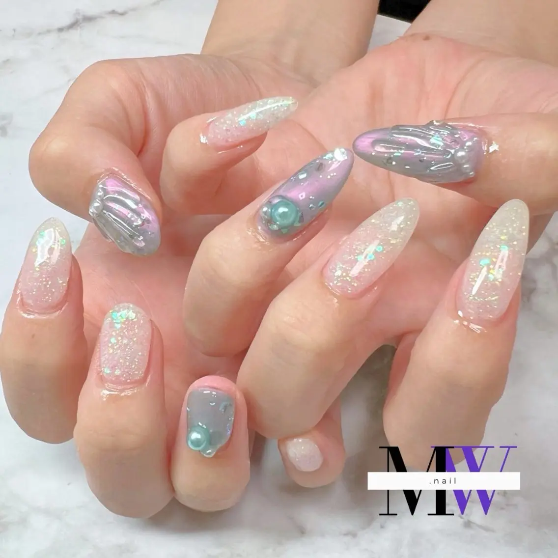 ネイル ハンドネイル MW .nailのネイルデザイン