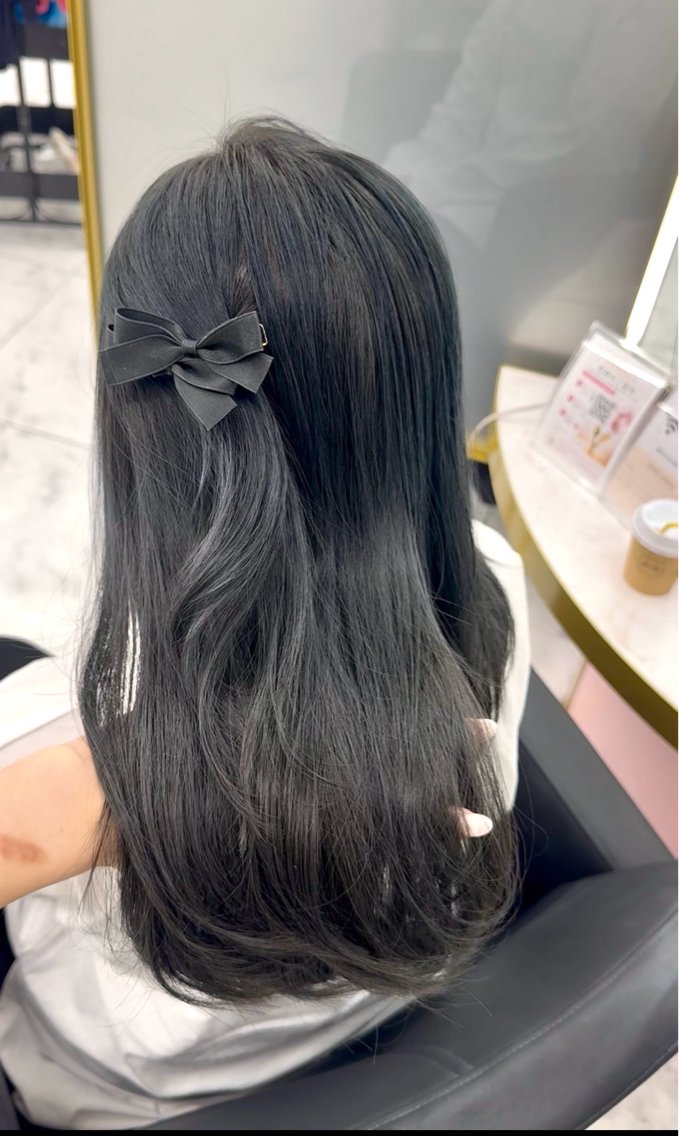 ロング カラー カット ヘアカラー トリートメント 透明感カラー/アレン ジ/misaki🎀のヘアスタイル