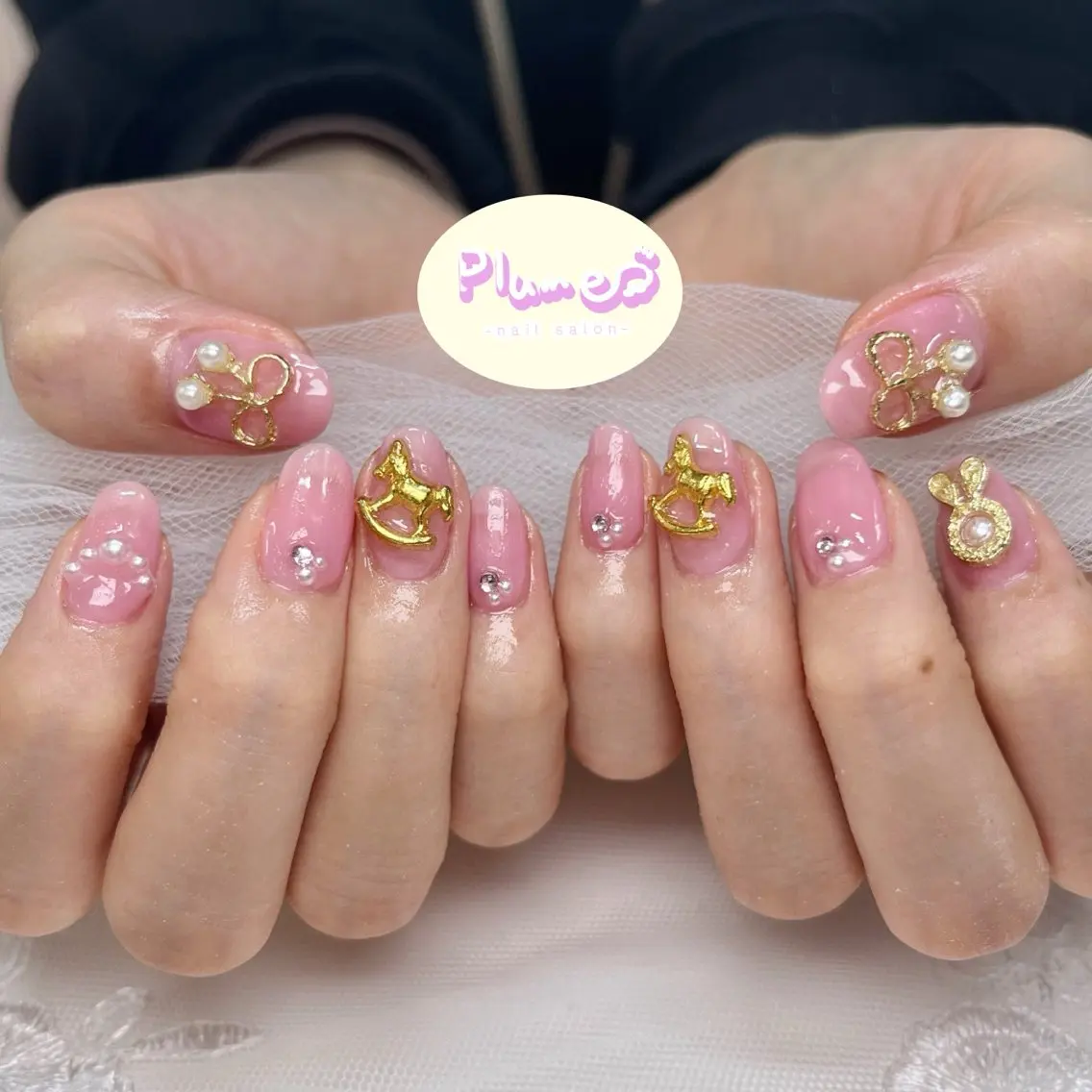 ネイル ハンドネイル plume nail ☆韓国ネイルのネイルデザイン