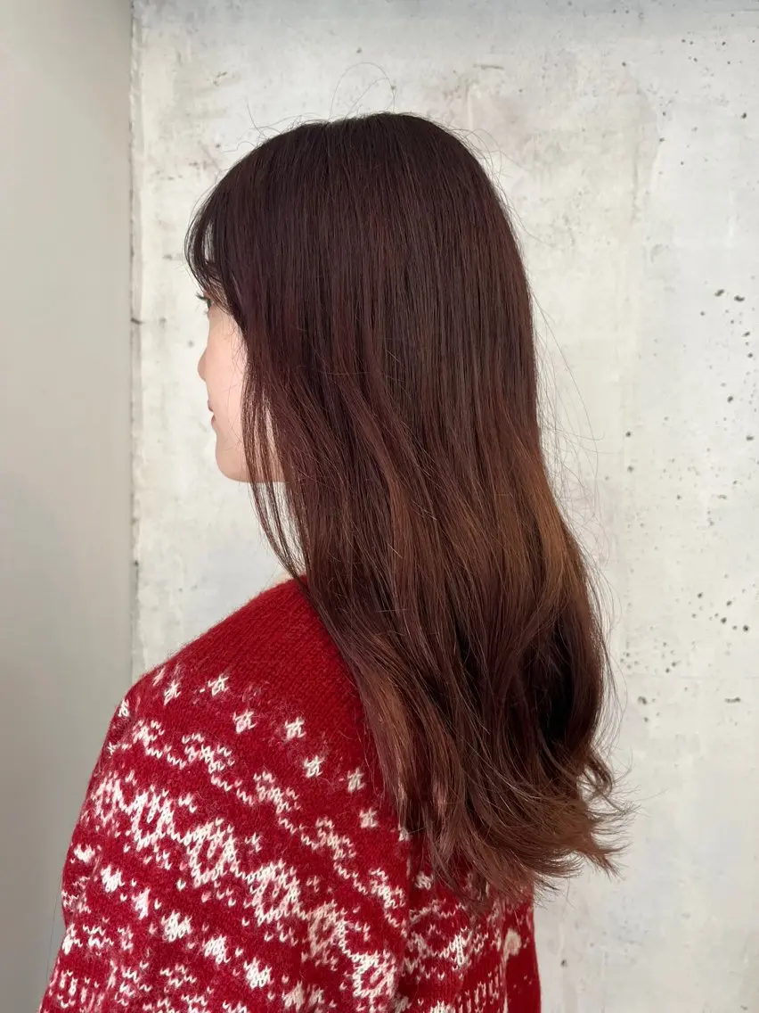 ロング 山元 麻里のヘアスタイル