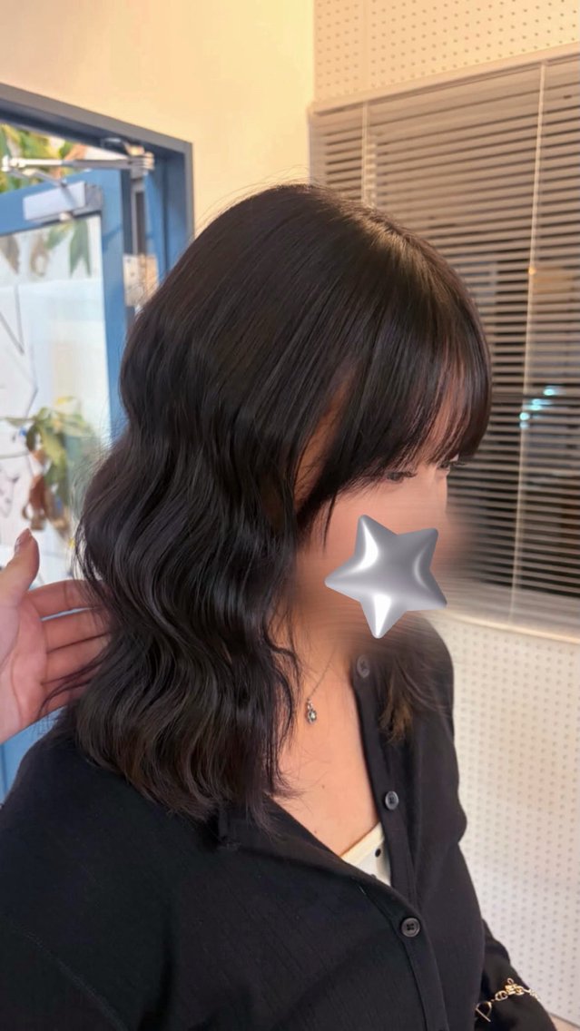 ミディアム ヘアカラー タナカ ホノカのヘアスタイル