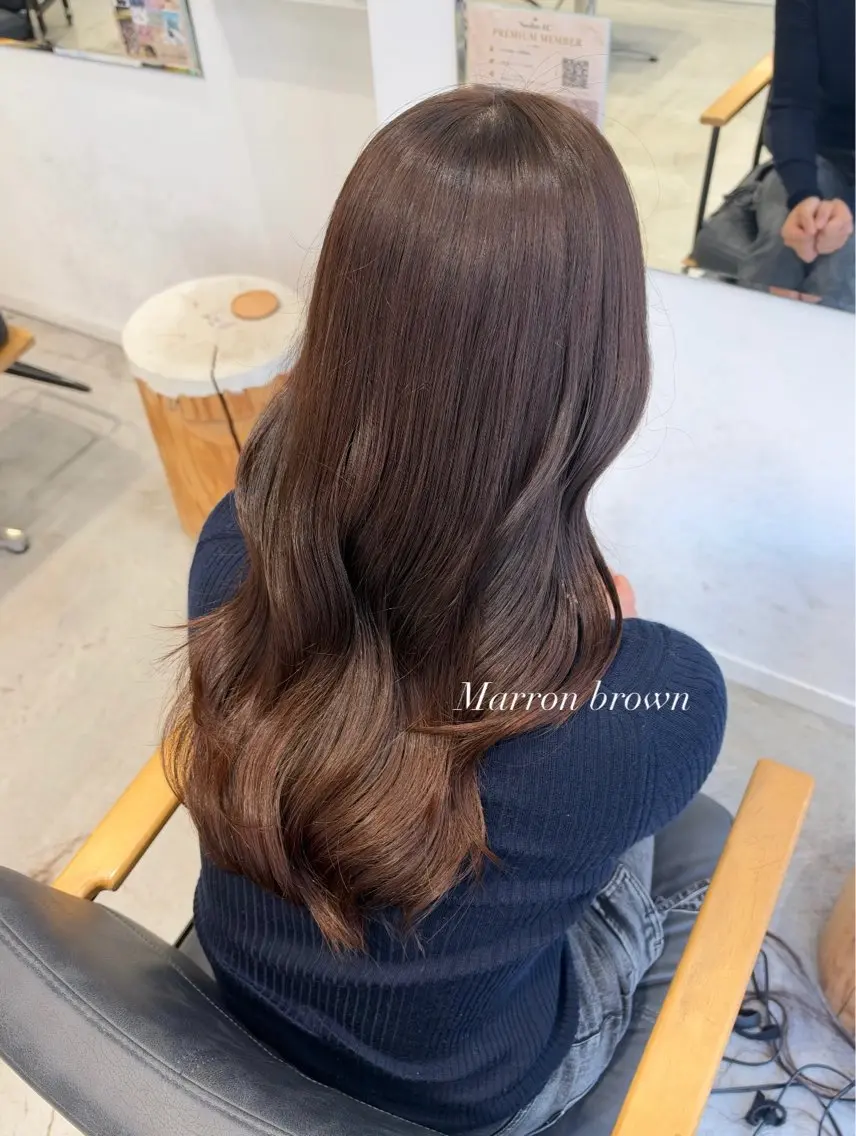 ロング カラー カット ヘアカラー Hana 🩰のヘアスタイル
