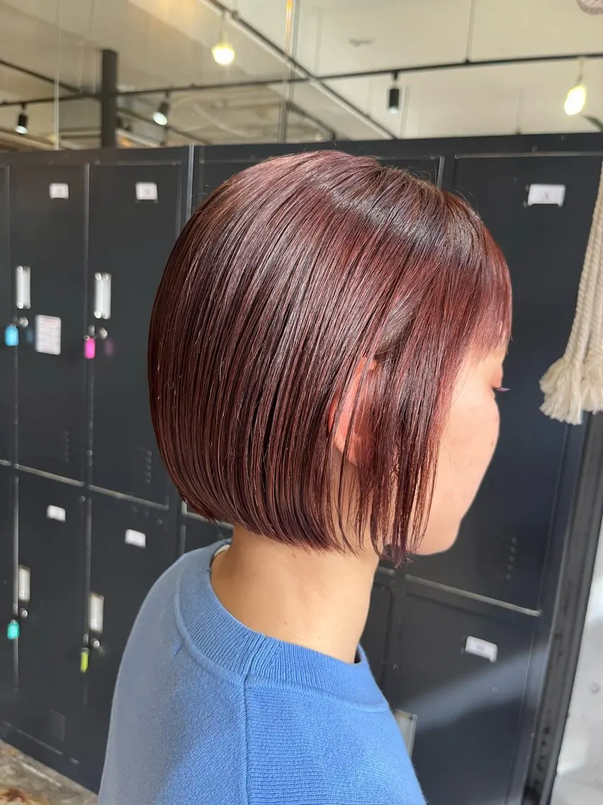 ミディアム ボブ 🩵FERIA 桃山台　足立あゆみのヘアスタイル
