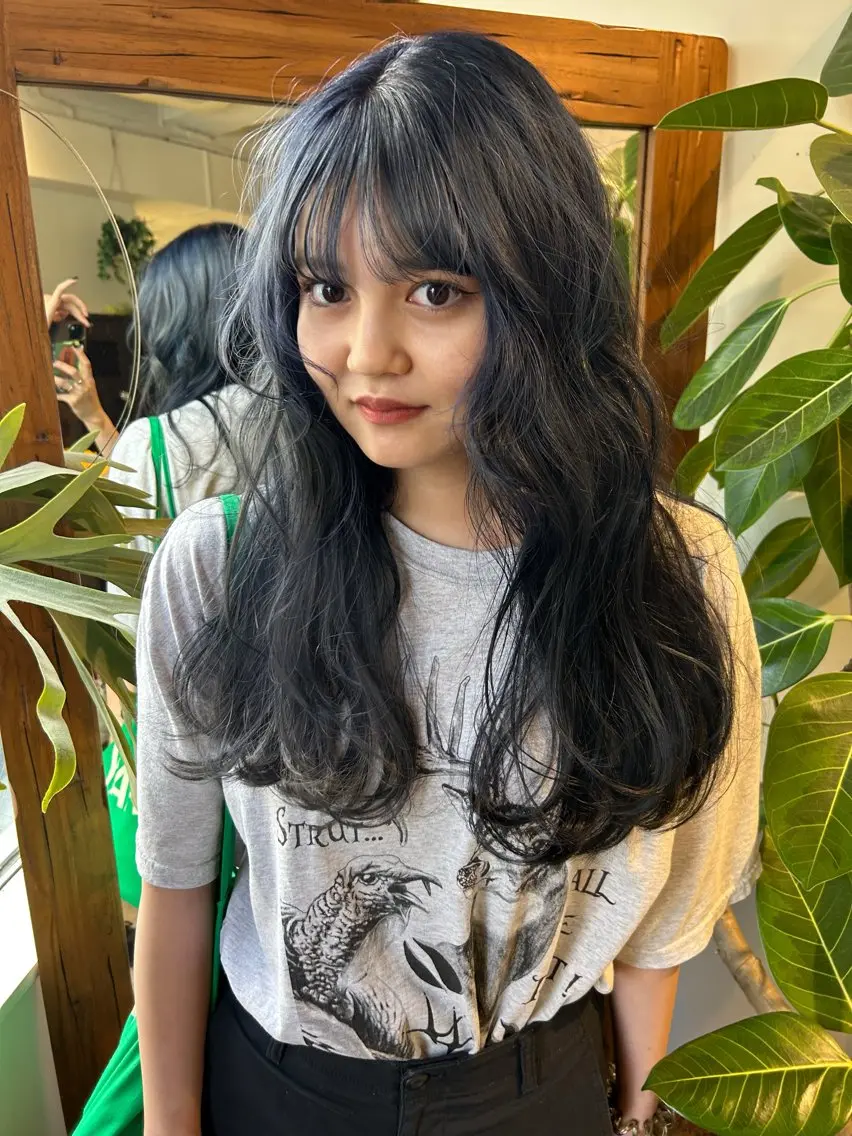 ロング 薄暮 マツイ　レンのヘアスタイル