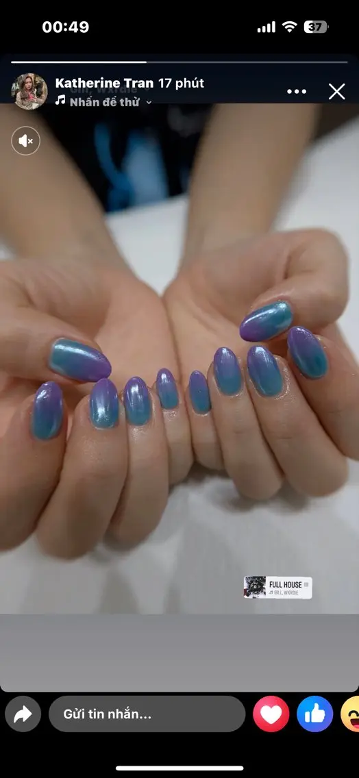ネイル グラデーション ミラーネイル NailsbyT N.Sugamoのネイルデザイン