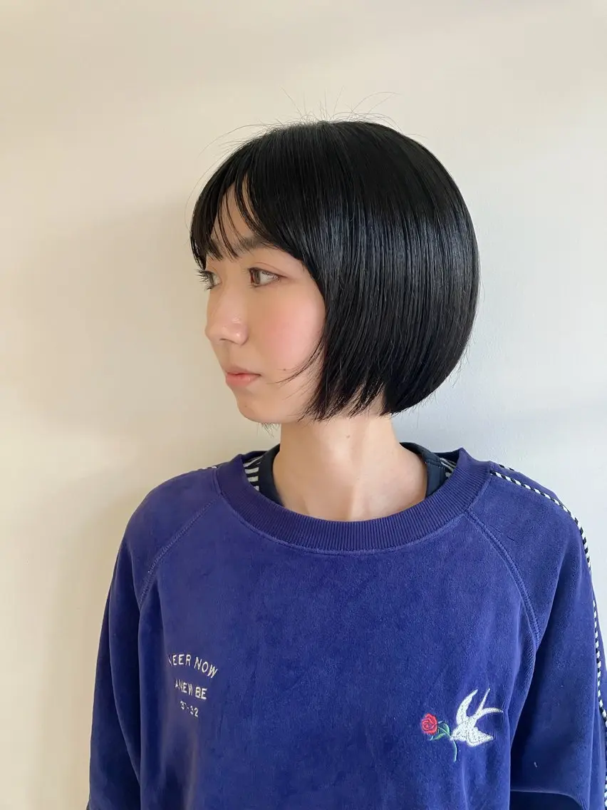 ショート ボブ カット ヘッドスパ 川間 将彦のヘアスタイル