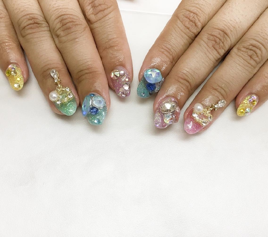 ネイル ジェルネイル ハンドネイル 推しネイル | 　aycnailのネイルデザイン