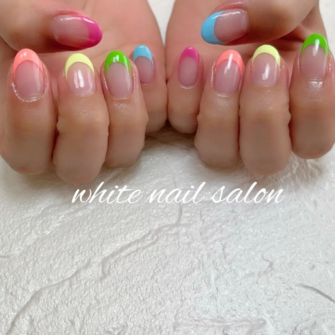 ネイル フットネイル ジェルネイル ハードジェル ラメ(グリッター) 持ち込み ハンドネイル white nail salonのネイルデザイン