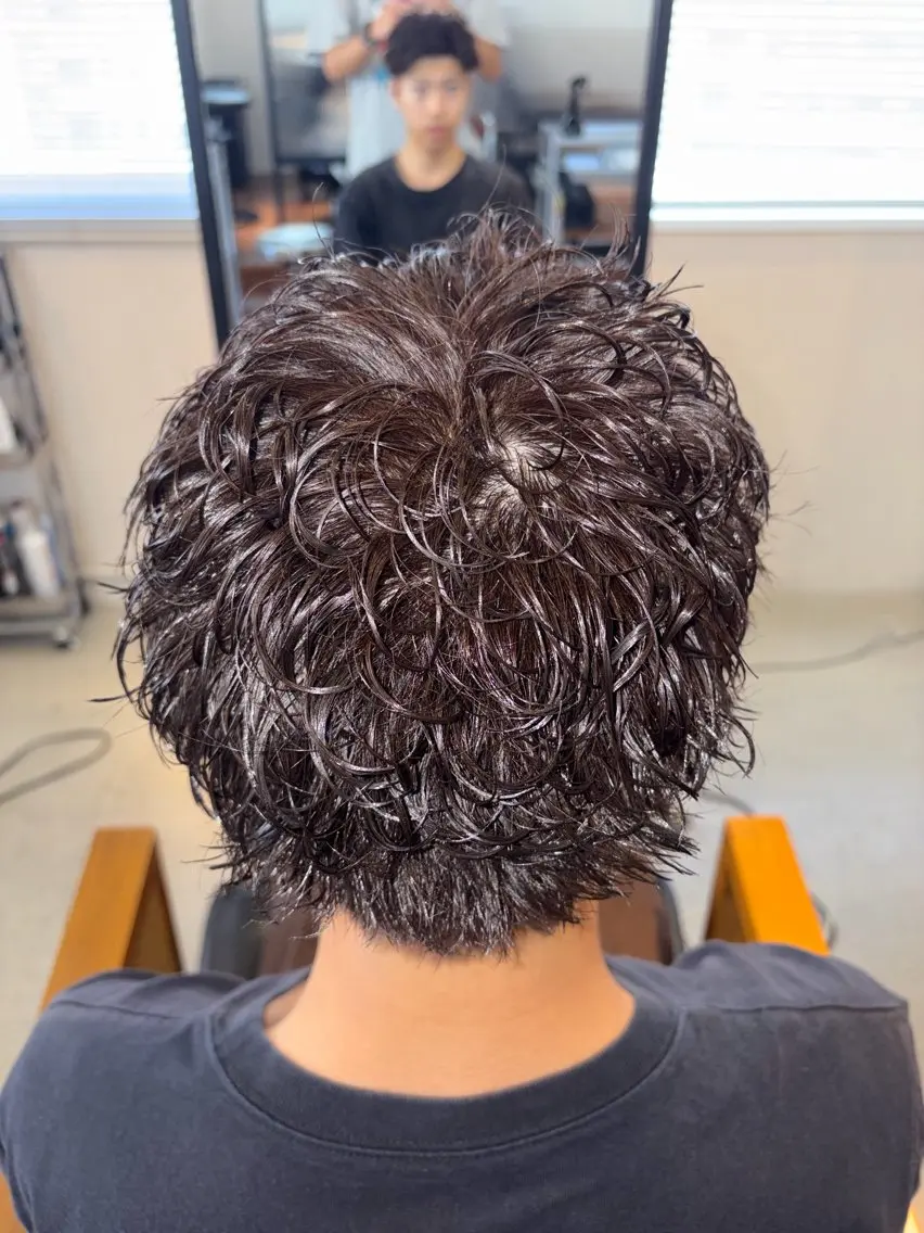 カラー メンズ ヘアカラー 艶透明感カラー/ 暖色カラー/髪質改善のヘアスタイル
