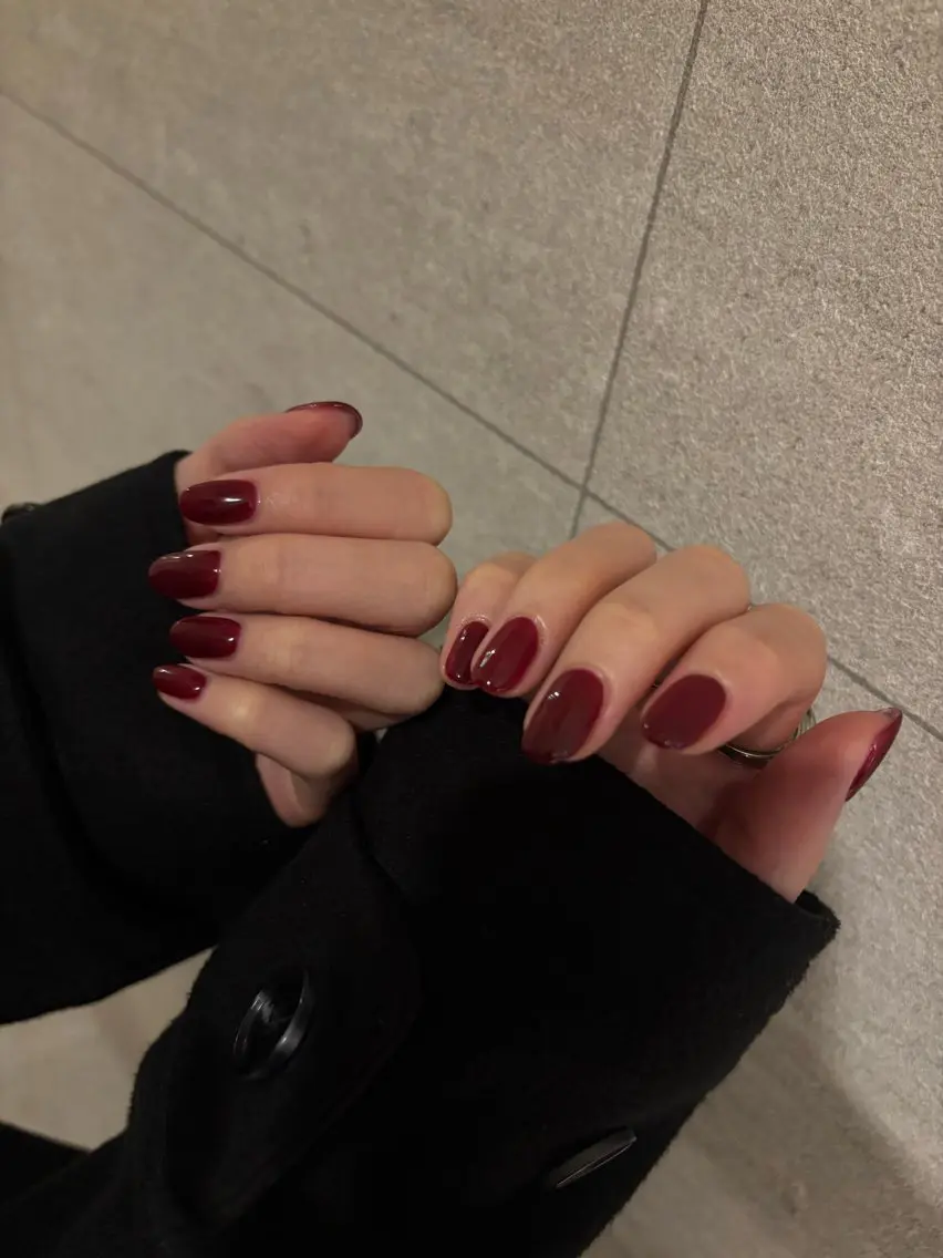 ネイル ボルドー ririka 🍀のネイルデザイン