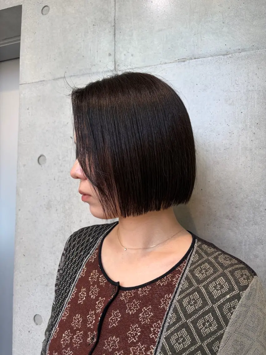 ショート カラー ヘアアレンジ カット ヘアカラー トリートメント ボブ艶モテカラー🫧 カリンのヘアスタイル