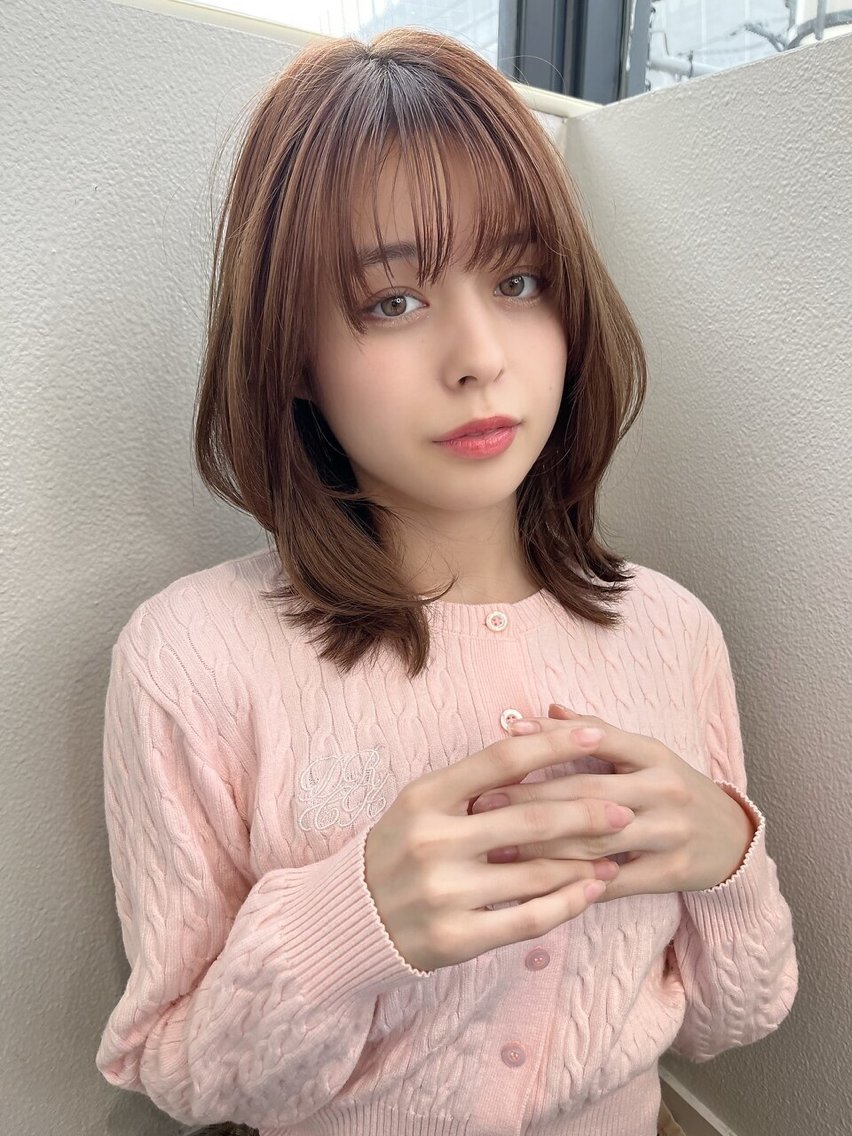 ✨骨格補正カット➕透明感カラー➕ツヤトリートメント✨Before after撮影可能な方限定😊の写真