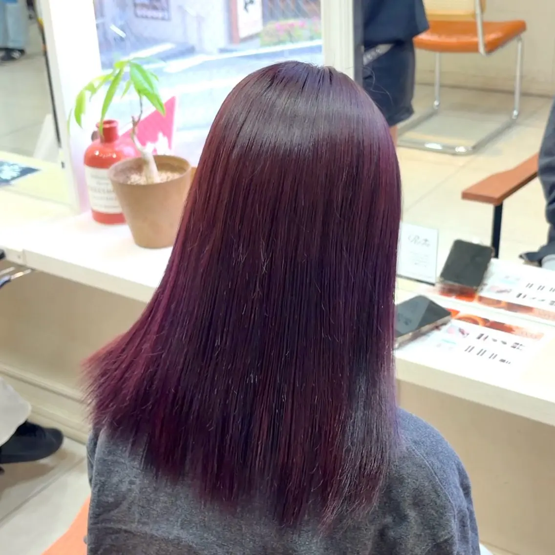 ミディアム カラー ラベンダーカラー ラベンダーピンク ピンクカラー カット ヘアカラー トリートメント 横浜パーマ🌐ボブ✨ 暖色カラーもえかのヘアスタイル