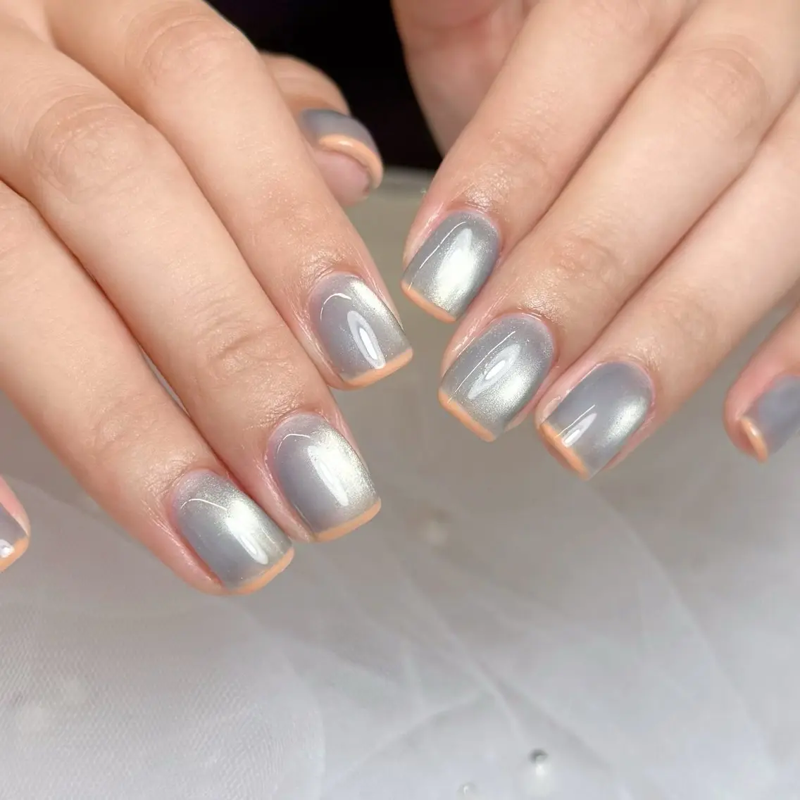ネイル ハンドネイル mau🩵 堺筋本町nailのネイルデザイン