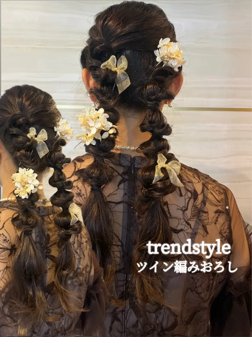 ロング ヘアアレンジ 🎀りな🎀透明感 カラー特化大宮のヘアスタイル