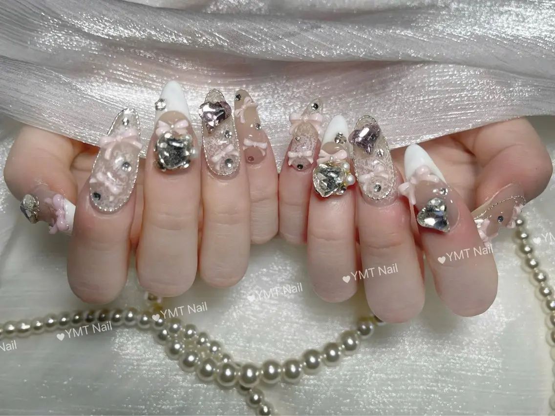 ネイル 長さ出し フットネイル ジェルネイル 韓国ネイル マグネットネイル ハンドネイル YMT NailStudioのネイルデザイン