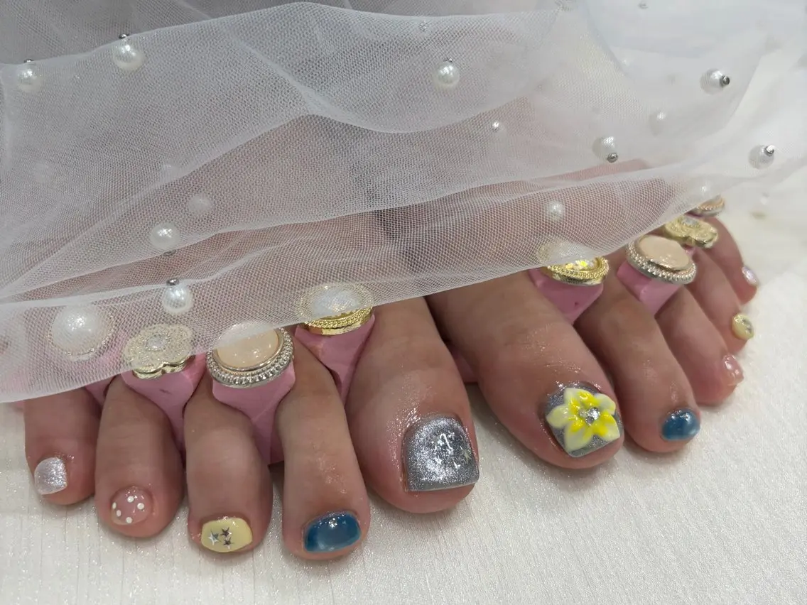 ネイル ハンドネイル Mermaid Nail saraのネイルデザイン