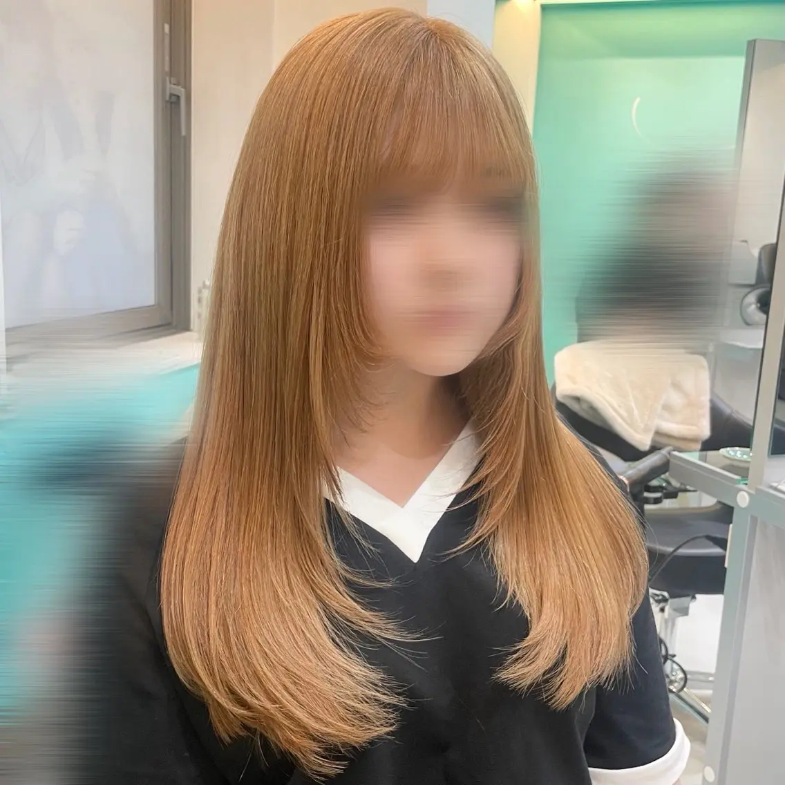 セミロング カラー ベージュカラー ヘーゼル デザインカラー/ ボブ/Natsukiのヘアスタイル