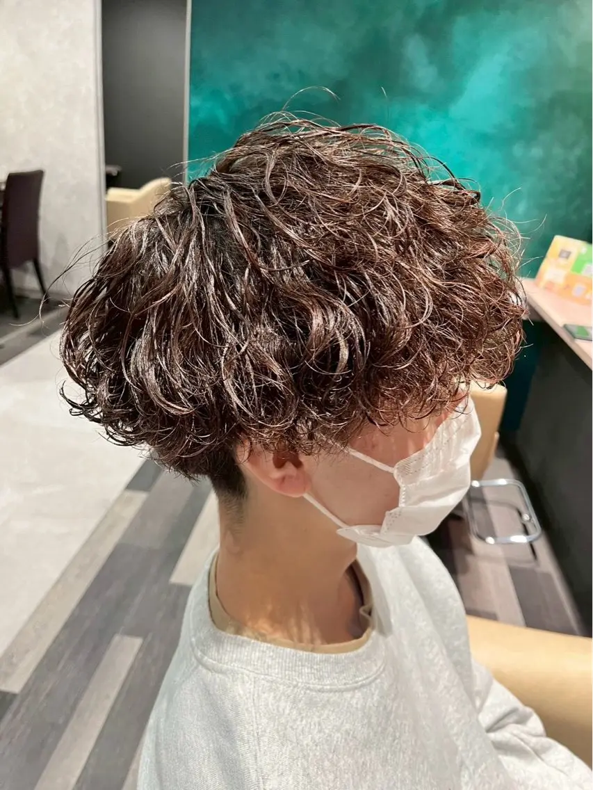 パーマ メンズ 畑内 花凛のヘアスタイル