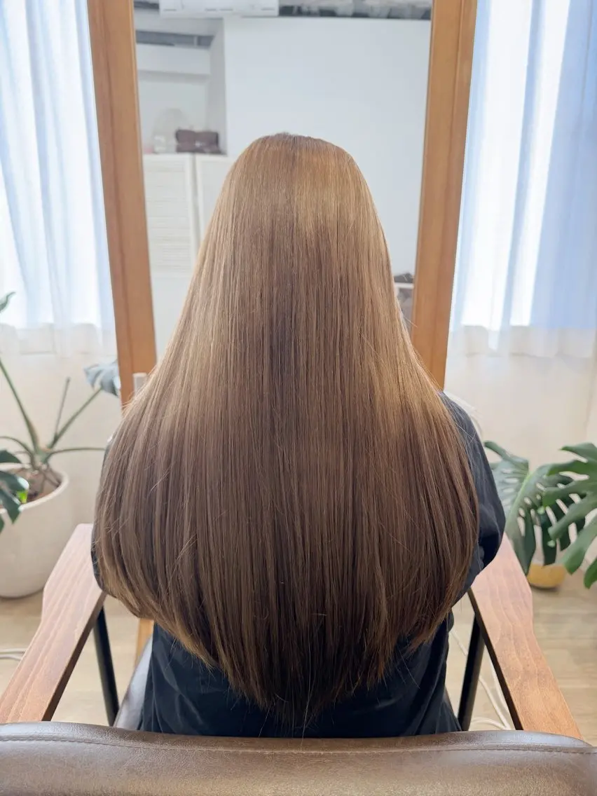 ロング カラー ヘアカラー RENA｜ 可愛いヘアカラーのヘアスタイル