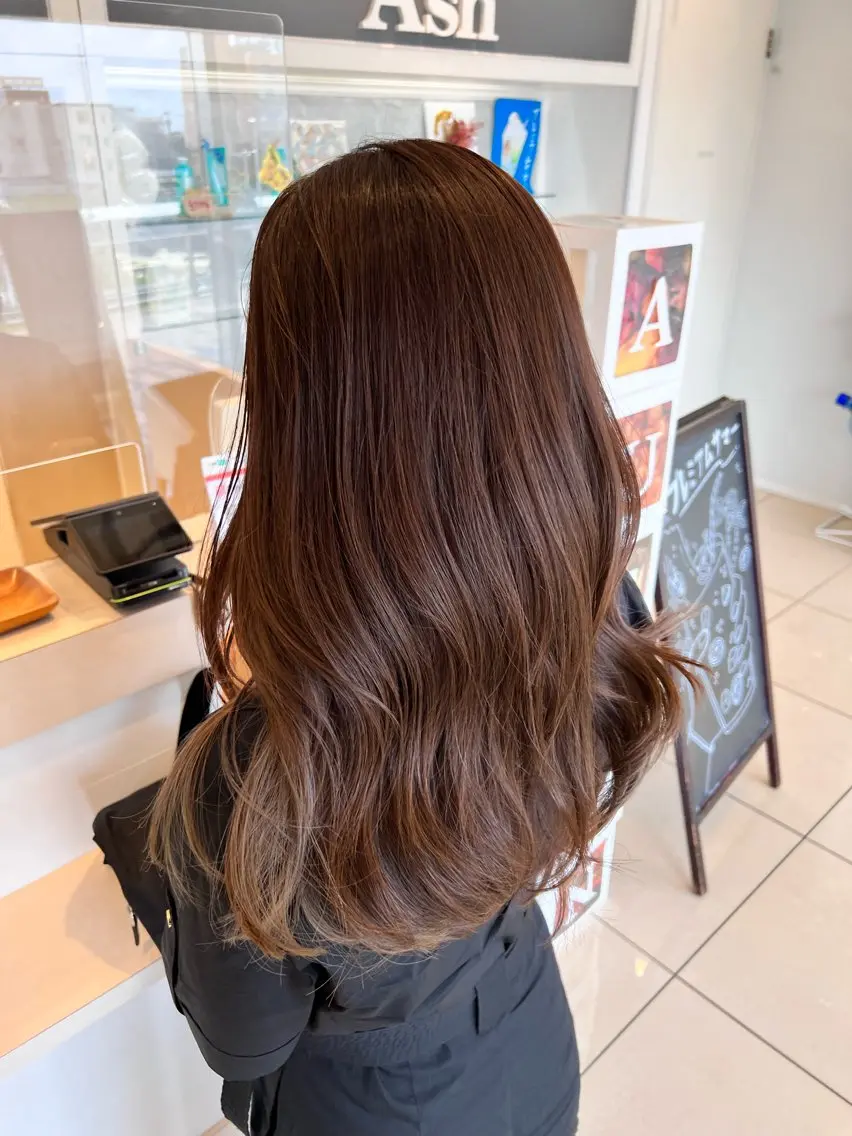ロング ヘアカラー トリートメント 金子 直樹のヘアスタイル
