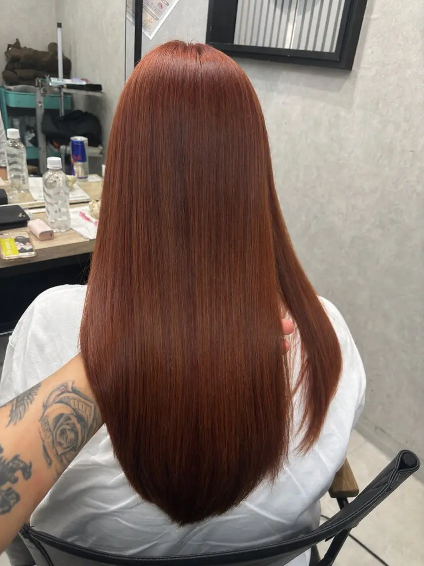 ロング ピンクラベンダー ヘアカラー ✨渋谷ハイトーン 功太郎のヘアスタイル