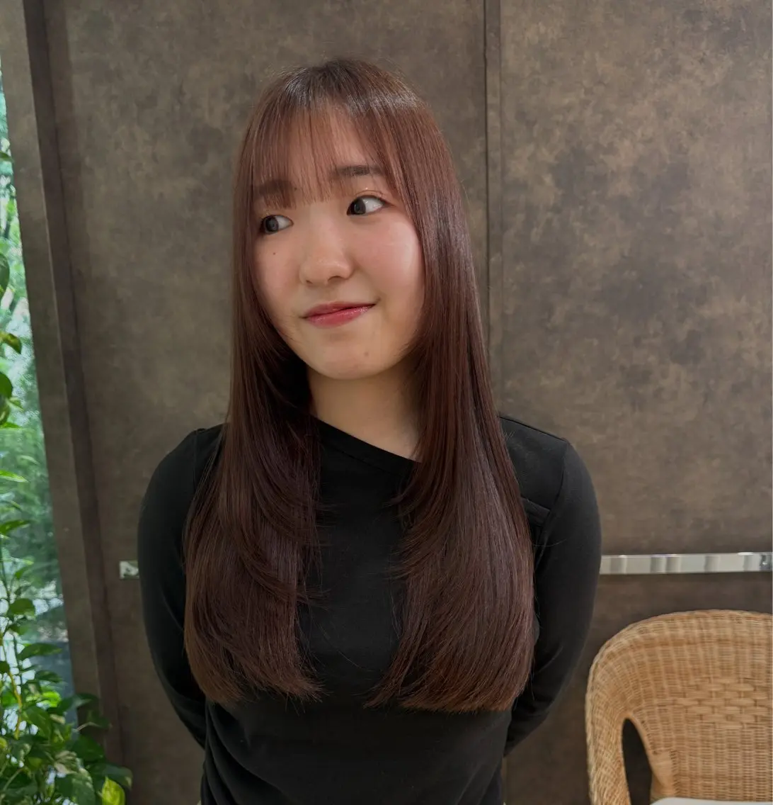 セミロング 似合わせスタイル☁️ 堀内志茉🍀のヘアスタイル