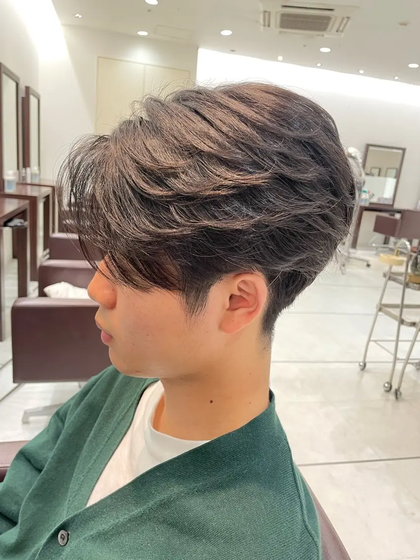 メンズ センターパート 【千葉駅南口歩1分】 MAKAのヘアスタイル