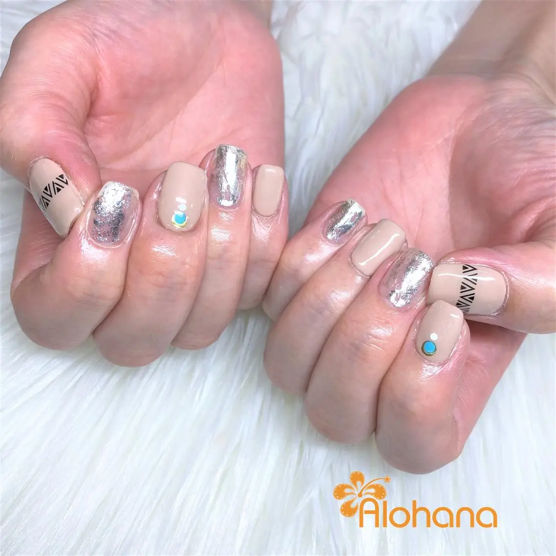 ネイル ハンドネイル Alohana Minaのネイルデザイン