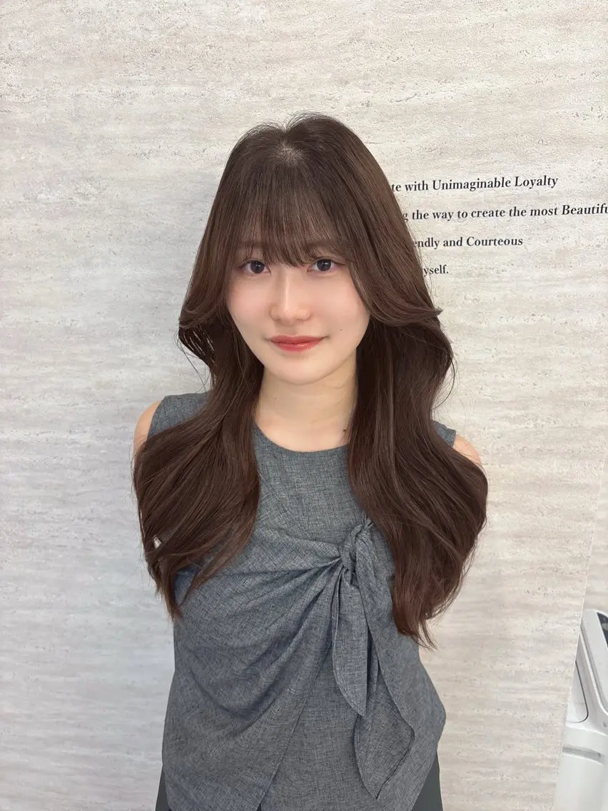 ロング パーマ ヘアアレンジ パーマ JUNOHAIR. MIAN.⋆𝜗𝜚のヘアスタイル
