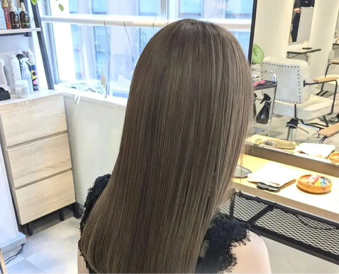 ロング カラー ヘアカラー トリートメント ring hair/ 陸音のヘアスタイル